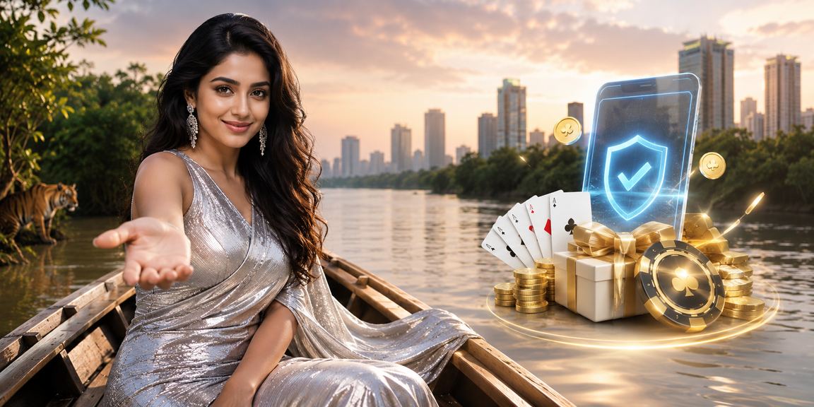 সুন্দরবনের মোবাইল ক্যাসিনো ব্যবহারের দৃশ্য